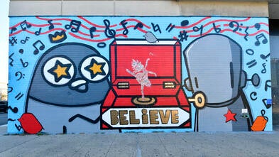 Macy's Believe Mural