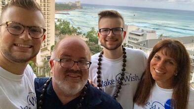 Patrick and Family in Hawaii