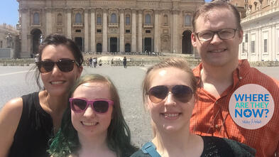 Izzy and family Rome