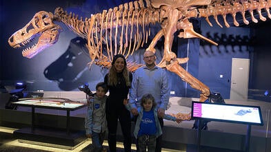 Jules' wish to meet dinosaurs