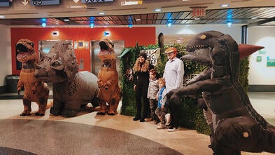 Jules' wish to meet dinosaurs