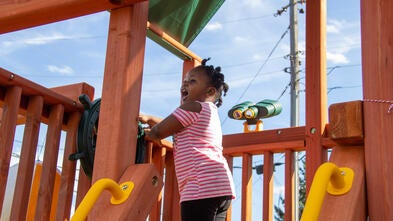 Joy on playset