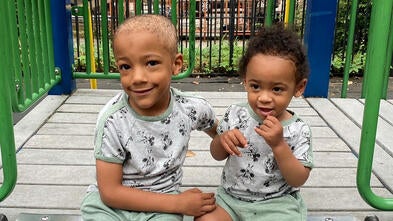 Miles and brother