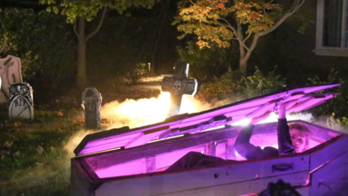 casket haunted house