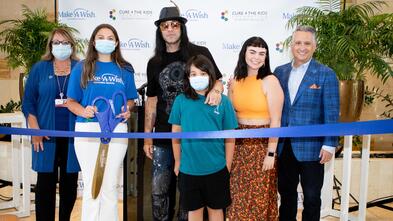 Make-A-Wish Exam Room ribbon-cutting event