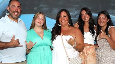 Wish Alum Isabella and family