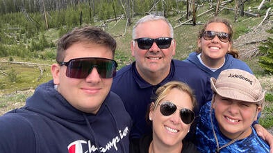 Jude's wish to go to Yellowstone National Park