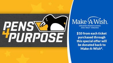 Pens4Purpose--$10 from each ticket purchased through this special offer will be donated back to Make-A-Wish®.