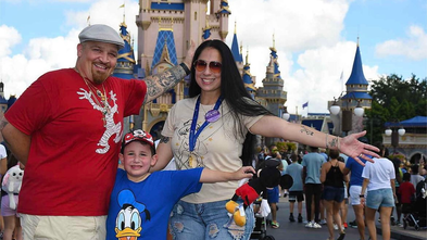 Richie's family at Walt Disney World