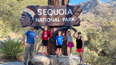 Jonah's wish to see sequoia trees in California