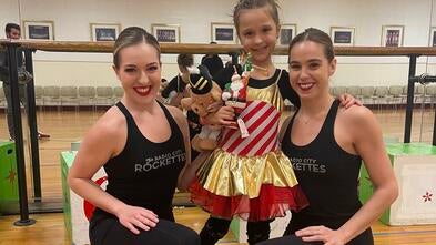 Scarlett Kicks It with the Rockettes
