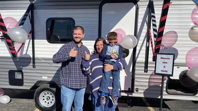Liam's wish to have a camper