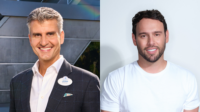Josh D'Amaro and Scooter Braun headshots