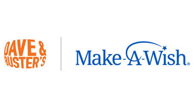 Dave and Buster's and Make-A-Wish logos