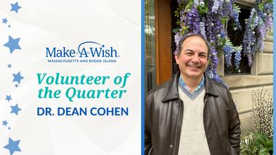 Photo of Make-A-Wish volunteer Dr. Dean Cohen