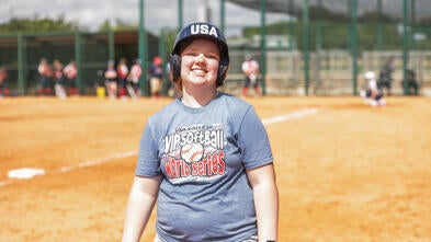 Kaydence Hits a Home Run
