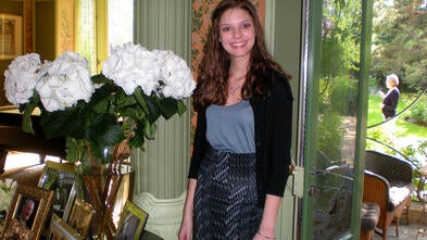 Wish Alum Kristen on wish at Louis Vuitton