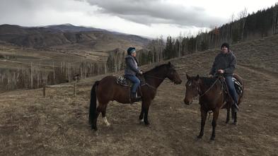 Giana on horse