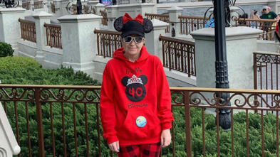 Jen at 40 in Disney World