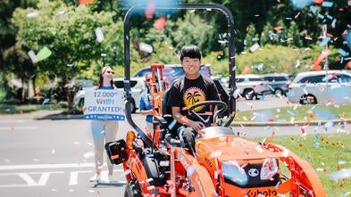 Judah's wish to have a tractor