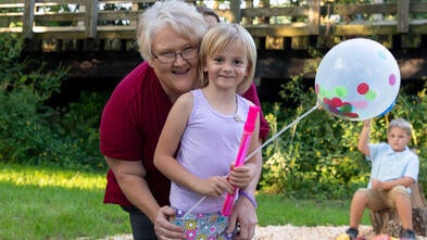 Josie and Volunteer