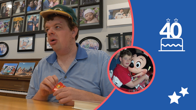 Alex with Mickey Mouse
