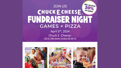Chuck E. Cheese Fundraiser Night_Omaha Nebraska