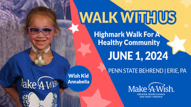 Walk with Us at the Highmark Walk for a Healthy Community on June 1, 2024, in Erie, PA.