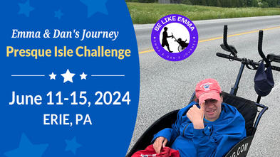 Emma & Dan's Journey: Presque Isle Challenge --Thursday, June 11-Saturday, June 15, 2024