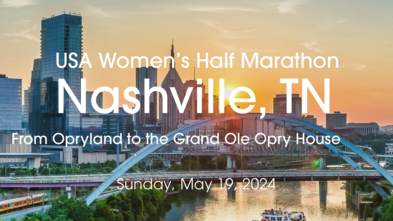 USA Women's Half Marathon Graphic