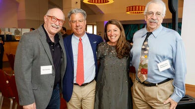 Dan Karthas, Dr. Paul Fischer, and CEO Betsy Biern, and Bob Montgomery enjoying the Wish Insiders Summit in 2023
