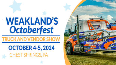 Weakland's Octoberfest Truck & Vendor Show on October 4-5, 2024 at Chest Springs, PA.