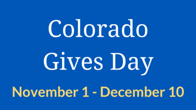 Colorado Gives Day nov 1 - dec 10