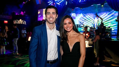 Volunteer Chris at Make-A-Wish Party