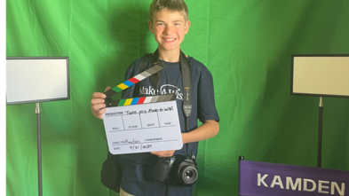 Kamden with new film equipment