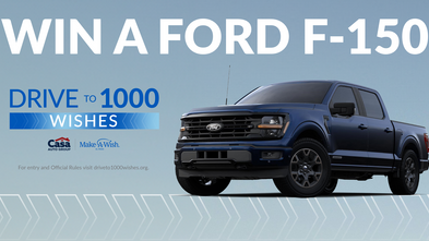 image of blue Ford F-150 truck
