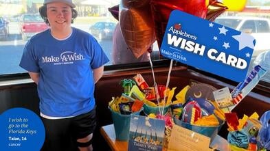 Applebee's April Wish Card Campaign