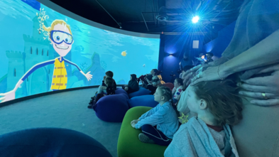 Wish Kids in Theater 