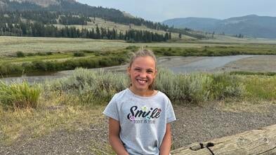 Ellie at Yellowstone