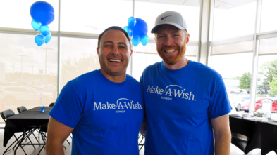 Tyler and Tom - Wish Celebration Volunteers