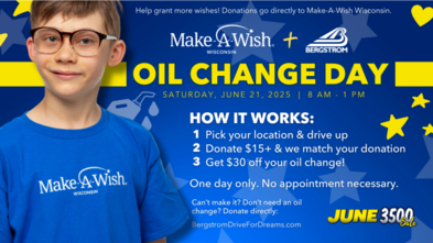 Bergstrom Automotive Oil Change Day