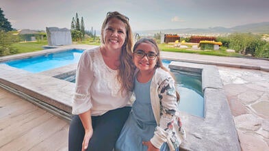 Becky and Wish Kid Kameryn-Rylee