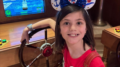 Khloe on the Disney cruise ship