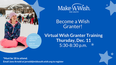 December virtual wish granter training 