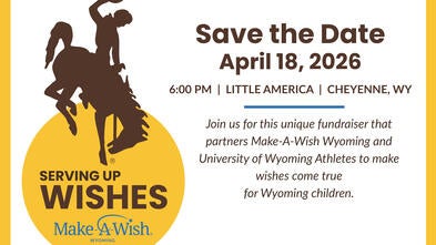 save the date for serving up wishes April 18, 2026