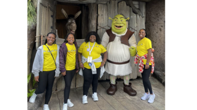 Wish family with Shrek