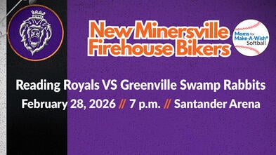 New Minersville Firehouse Bikers Softball team-February 28, 2026 // 7 p.m. // Santander Arena