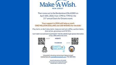 Darts for Dreams Flier