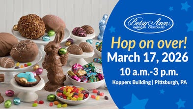 Betsy Ann Easter Candy Sale--March 17, 2026 | 10 a.m. -3 p.m.| The Koppers Building