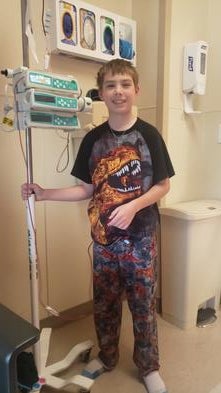Noah during treatment